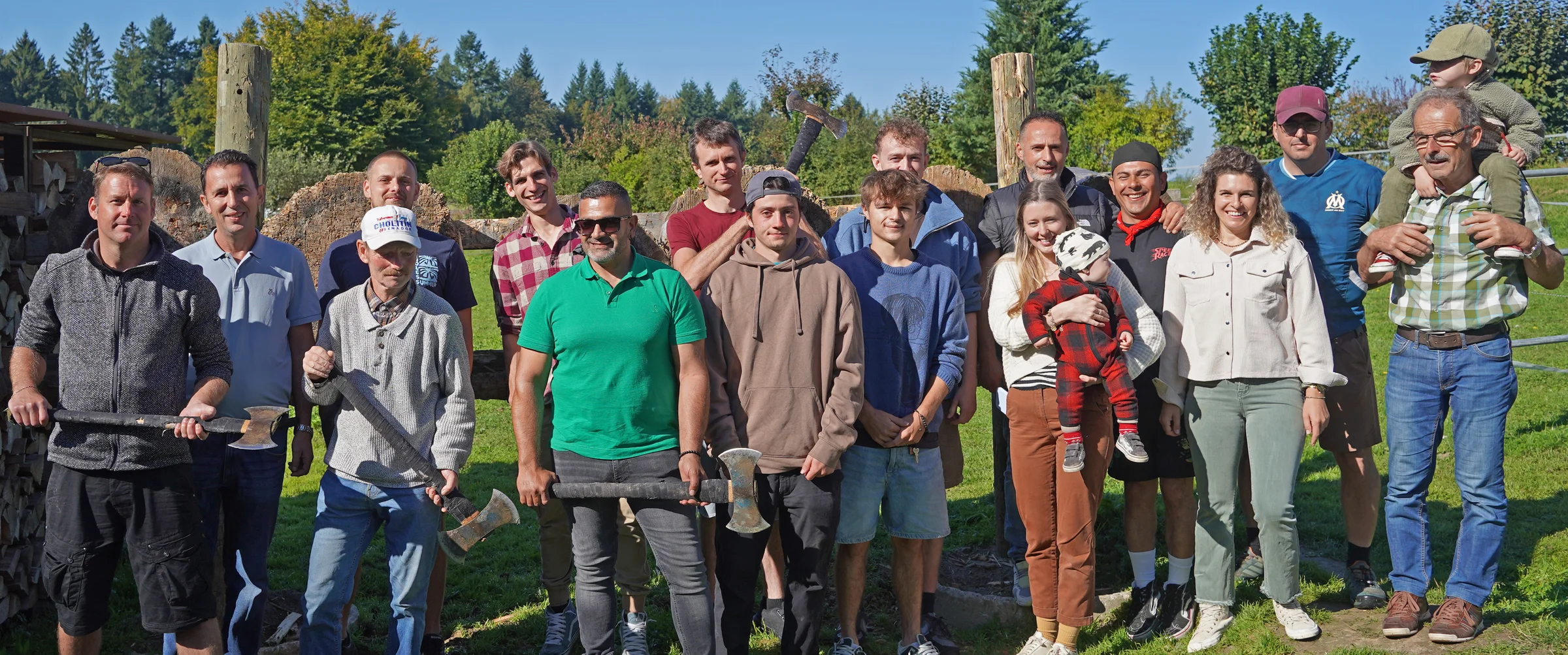 Teamfoto der Fellmann Gartenbau AG in Birmenstorf
